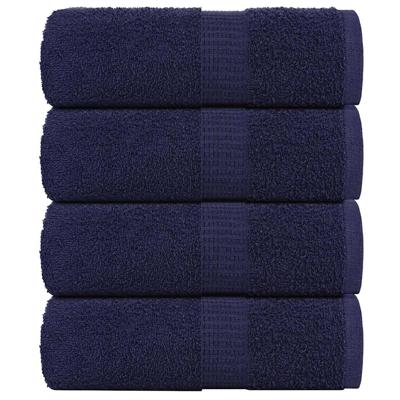 Zeepdoekjes 4 st 30x30 cm 360 g/m 100% katoen marineblauw