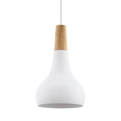 Eglo Moderne hanglampSabinar 18cm wit met houtbruin - 901177