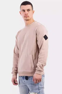 In Gold We Trust The Heart Sweater Heren Beige - Maat XS - Kleur: Beige | Soccerfanshop