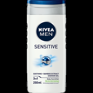 Nivea Men Sensitive 3 In 1 Shower Gel 250 ML bij Jumbo