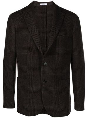 Boglioli blazer boutonné à carreaux - Marron