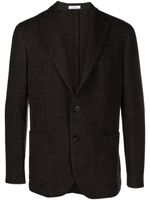 Boglioli blazer boutonné à carreaux - Marron