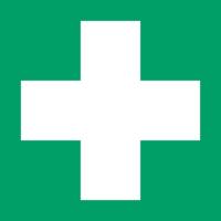 Pictogram bordje djois ehbo 200x200mm gn