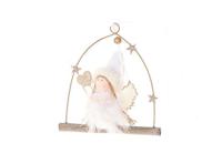 HBX Natural Living Hanger engel ada 15x5xh17,5cm