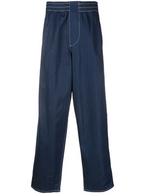 Sunnei jean à taille élastique - Bleu