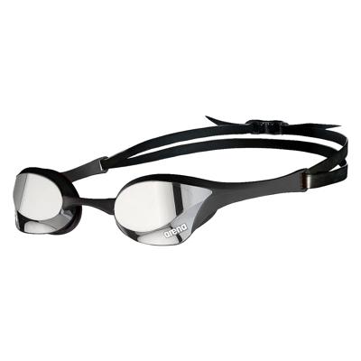 Arena Cobra Ultra swipe mirror zwembril zilver/zwart