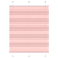 VidaXL Plissé rolgordijn 105x100cm stofbreedte 104,4cm polyester roze