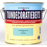 Hermadix - Tuindecoratiebeits 713 caribbean blue 2500 ml