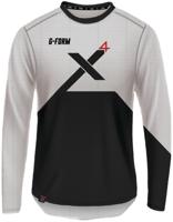G-FORM longshirt "pro-x4" longarm shirt pro x-4 s white/black