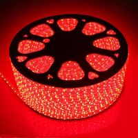 LED Strip 230 Volt - Rood - IP66 - 60xSMD5050/m - thumbnail