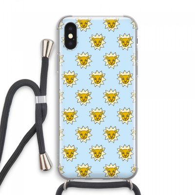 Leeuwenkoppen: iPhone XS Max Transparant Hoesje met koord