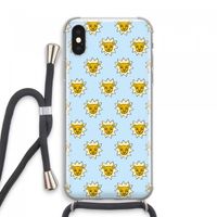 Leeuwenkoppen: iPhone XS Max Transparant Hoesje met koord