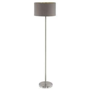 Eglo Vloerlamp Maserlo 38cm metaalgrijs met taupe kap 95172