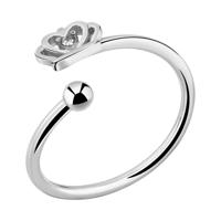 Ring met Kroondesign Chirurgisch staal 316L Ringen