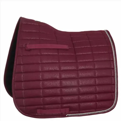 BR Glamour Chic zadeldek bordeaux maat:vs full