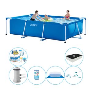 Intex Frame Pool Rechthoekig 300x200x75 cm - Zwembad Combinatie Set