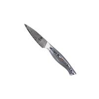 Homizu Shimauma officemes - 9cm - VG-10 damascus mes|G10 - zwart-wit