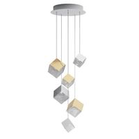 Bomma Pyrite 6 pcs Hanglamp - 3x goud 3x zilver