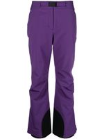 Moncler Grenoble pantalon en tweed à coupe évasée - Violet