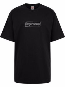 Supreme x Kaws t-shirt Chalk Logo - Noir