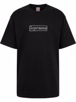 Supreme x Kaws t-shirt Chalk Logo - Noir - thumbnail