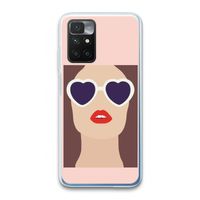 Red lips: Xiaomi Redmi 10 Transparant Hoesje