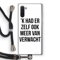 Meer verwacht: Samsung Galaxy Note 10 Transparant Hoesje met koord