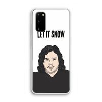 Let It Snow: Samsung Galaxy S20 Transparant Hoesje
