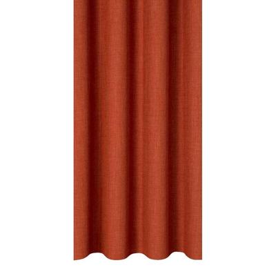 Leen Bakker - Gordijnstof Thomas - Terra - Polyester - Oranje - B150 Cm