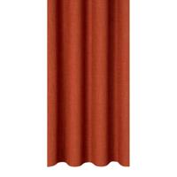 Leen Bakker - Gordijnstof Thomas - Terra - Polyester - Oranje - B150 Cm