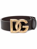 Dolce & Gabbana ceinture DG à logo - Marron Dolce & Gabbana ceinture DG à logo - Marron