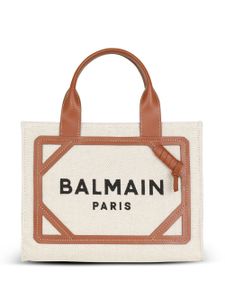 Balmain petit sac cabas à logo B-Army - Tons neutres