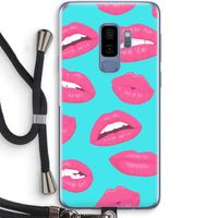 Bite my lip: Samsung Galaxy S9 Plus Transparant Hoesje met koord