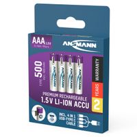 Ansmann Oplaadbaar Batterij Aaa En Usb-c Ansmann Oplaadbaar Batterij Aaa En Usb-c