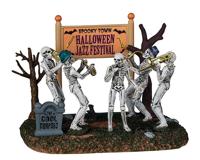 Halloweenminiatuur Spooky Town Halloween Jazz Festival 13x15x12 cm - Lemax