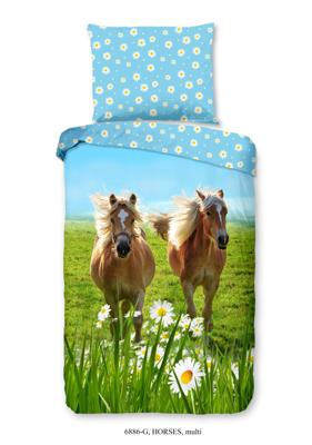 Good Morning Kinderdekbedovertrek "Haflinger paarden" - Multi - (140x200 cm) - Katoen Good Morning Kinderdekbedovertrek "Haflinger paarden" - Multi - (140x200 cm) - Katoen