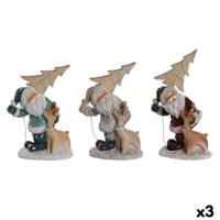 Kerstversiering DKD Home Decor Hars (18 x 11 x 23,5 cm) (3 Stuks)