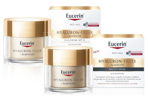 Eucerin Hyaluron-Filler Huidverzorgingsset - Elasticity Dagcrème SPF15 en Nachtcrème -