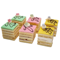 Petit Fours Moscovische doos 25 stuks