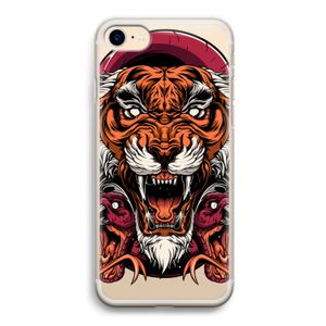 Tiger and Rattlesnakes: iPhone 7 Transparant Hoesje