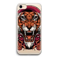 Tiger and Rattlesnakes: iPhone 7 Transparant Hoesje