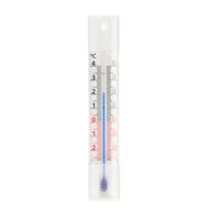TFA Raam Thermometer - analoog - kunststof - wit - 14 cm - binnen en buiten