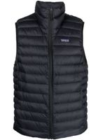 Patagonia gilet matelassé à patch logo - Noir - thumbnail