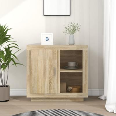 Dressoir 80x40x75 cm sonoma eikenkleurig