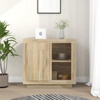Dressoir 80x40x75 cm sonoma eikenkleurig