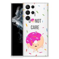 Samsung Galaxy S22 Ultra | Siliconen Case | Donut Roze