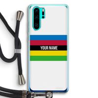 WK Wielrennen: Huawei P30 Pro Transparant Hoesje met koord