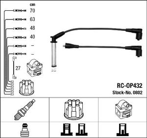 Bougiekabelset RCOP432