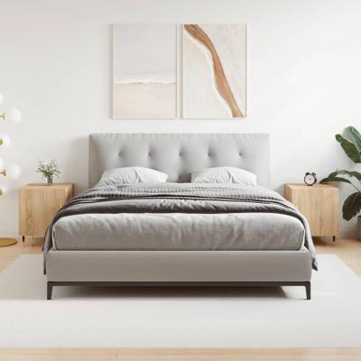 Nachtkastjes 2 st 40x40x50 cm bewerkt hout sonoma eikenkleurig