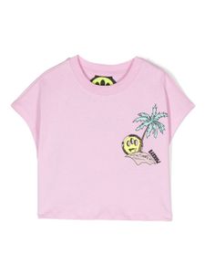 Barrow kids t-shirt à logo imprimé - Rose